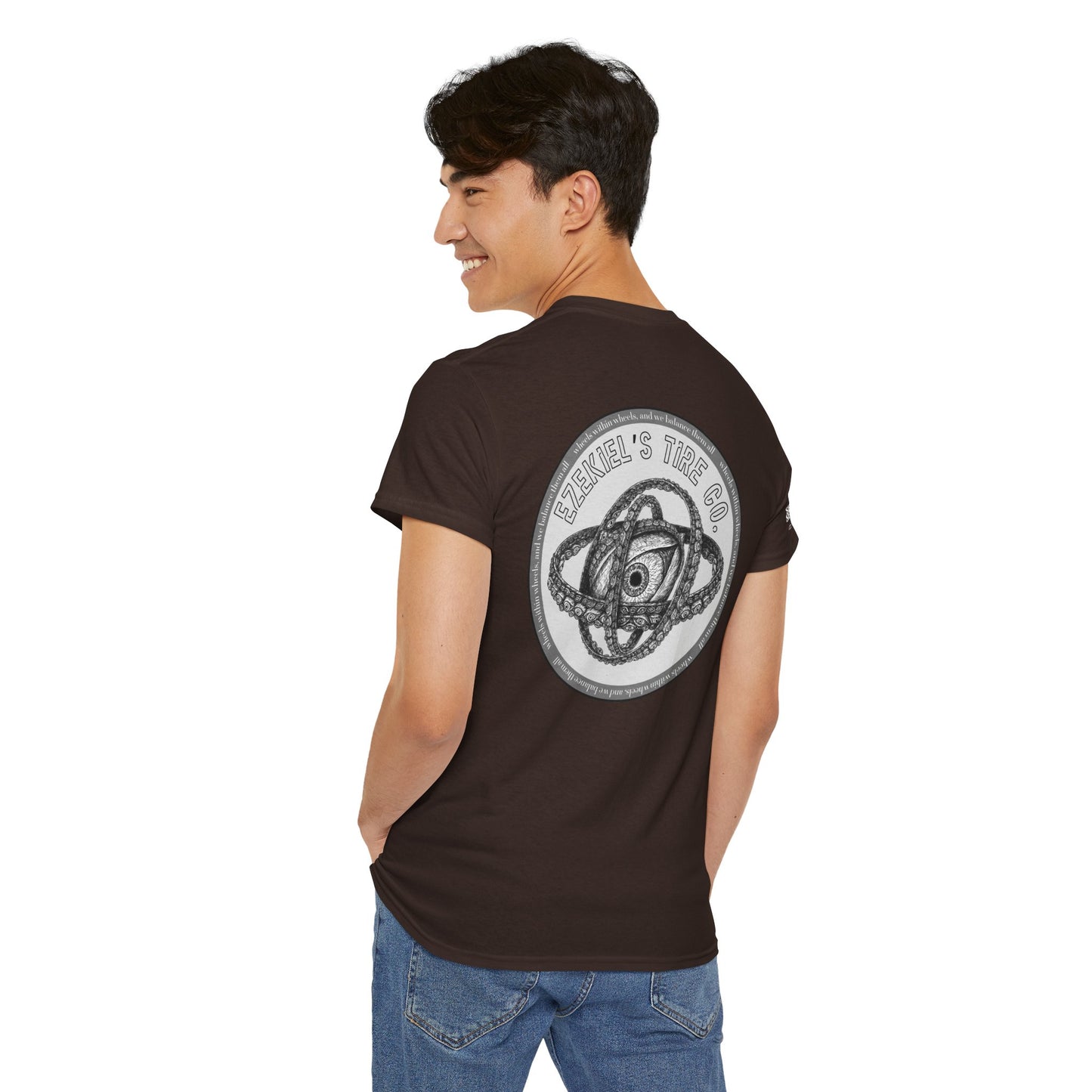 Ezekiel's Tire Company Shirt - Funny Biblical Unisex Cotton Tee