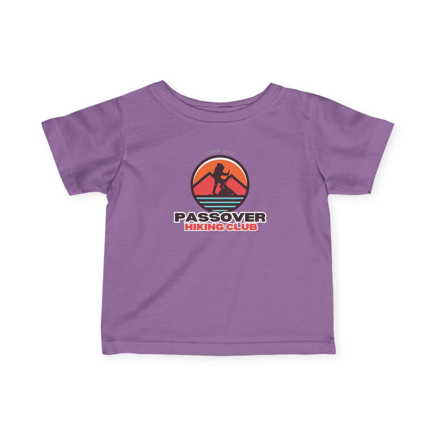 Passover Hiking Club- Infant Fine Jersey Tee Bible Humor
