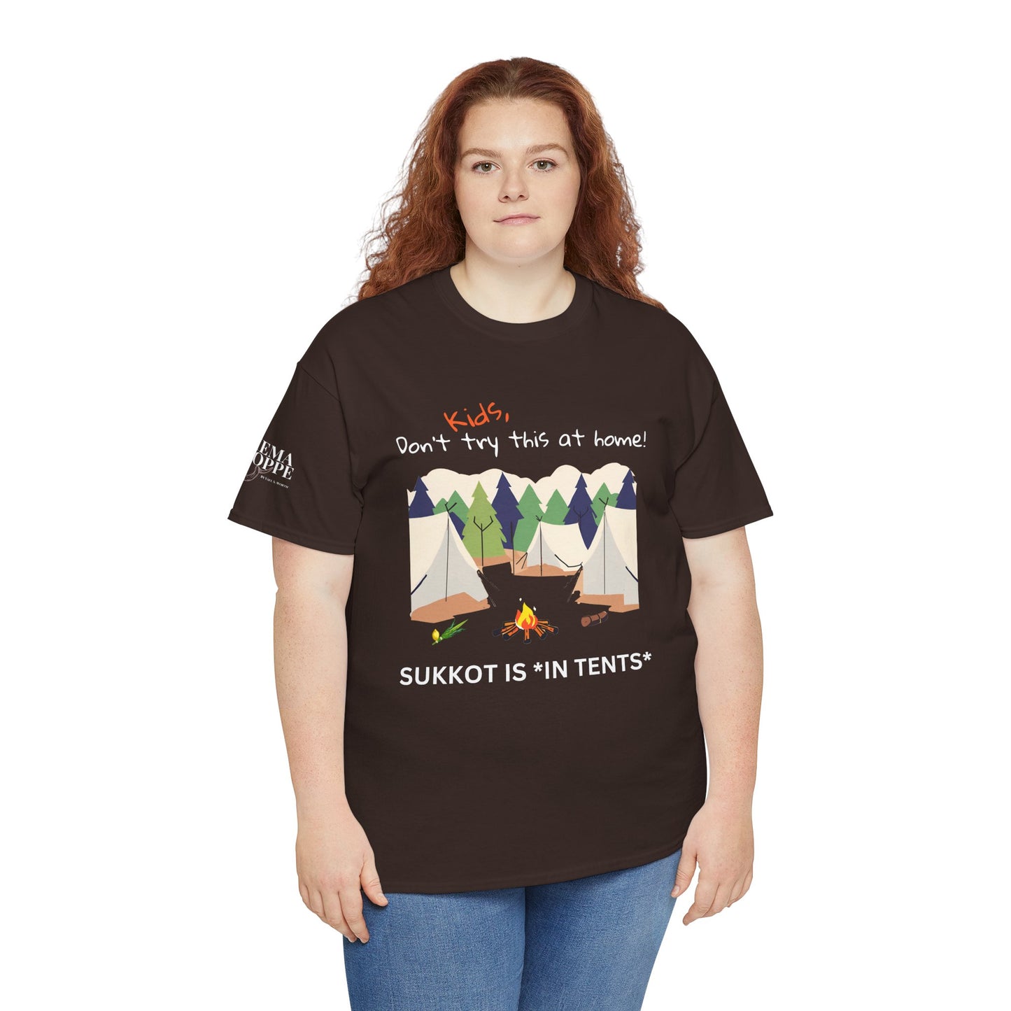 Kids, Don't Try This At Home Sukkot Shirt, dark colors