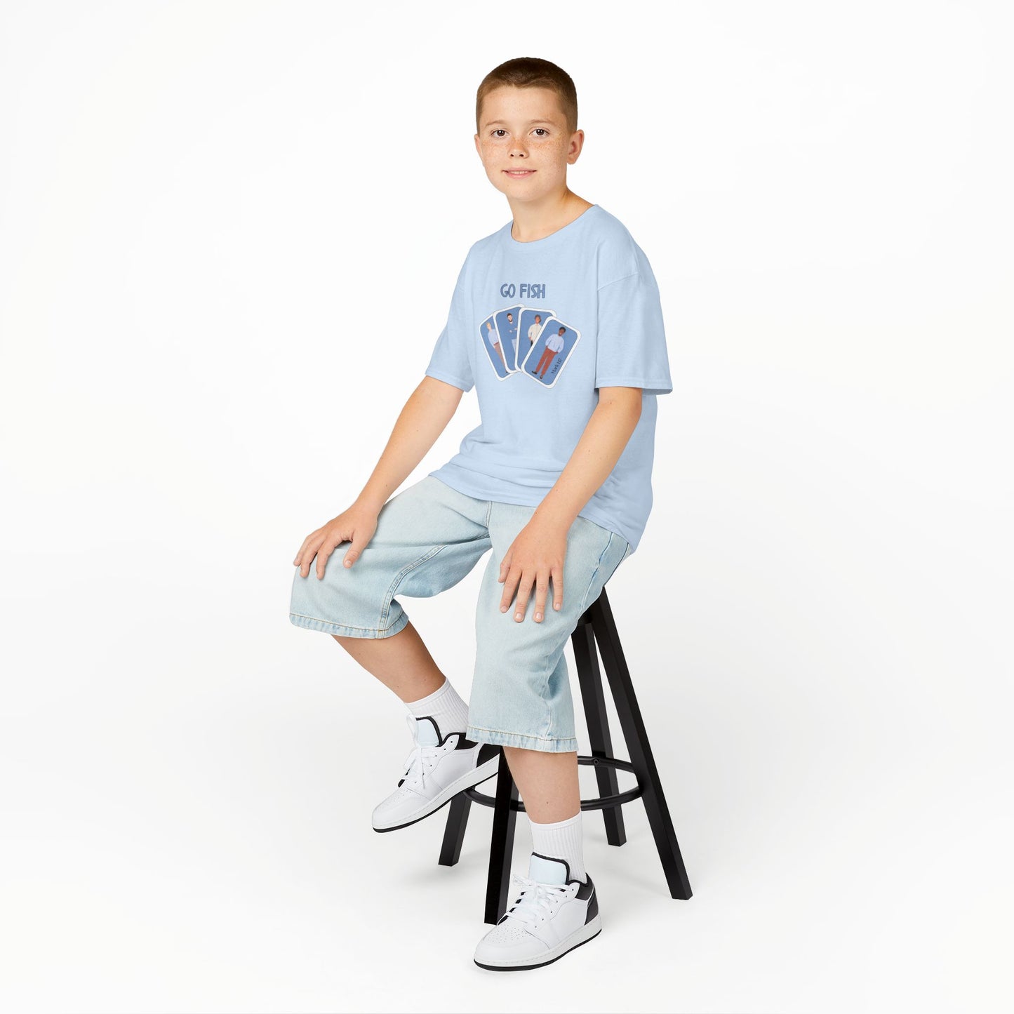 Fishers of Men Go Fish Bible Verse Kid's Cotton T-shirt