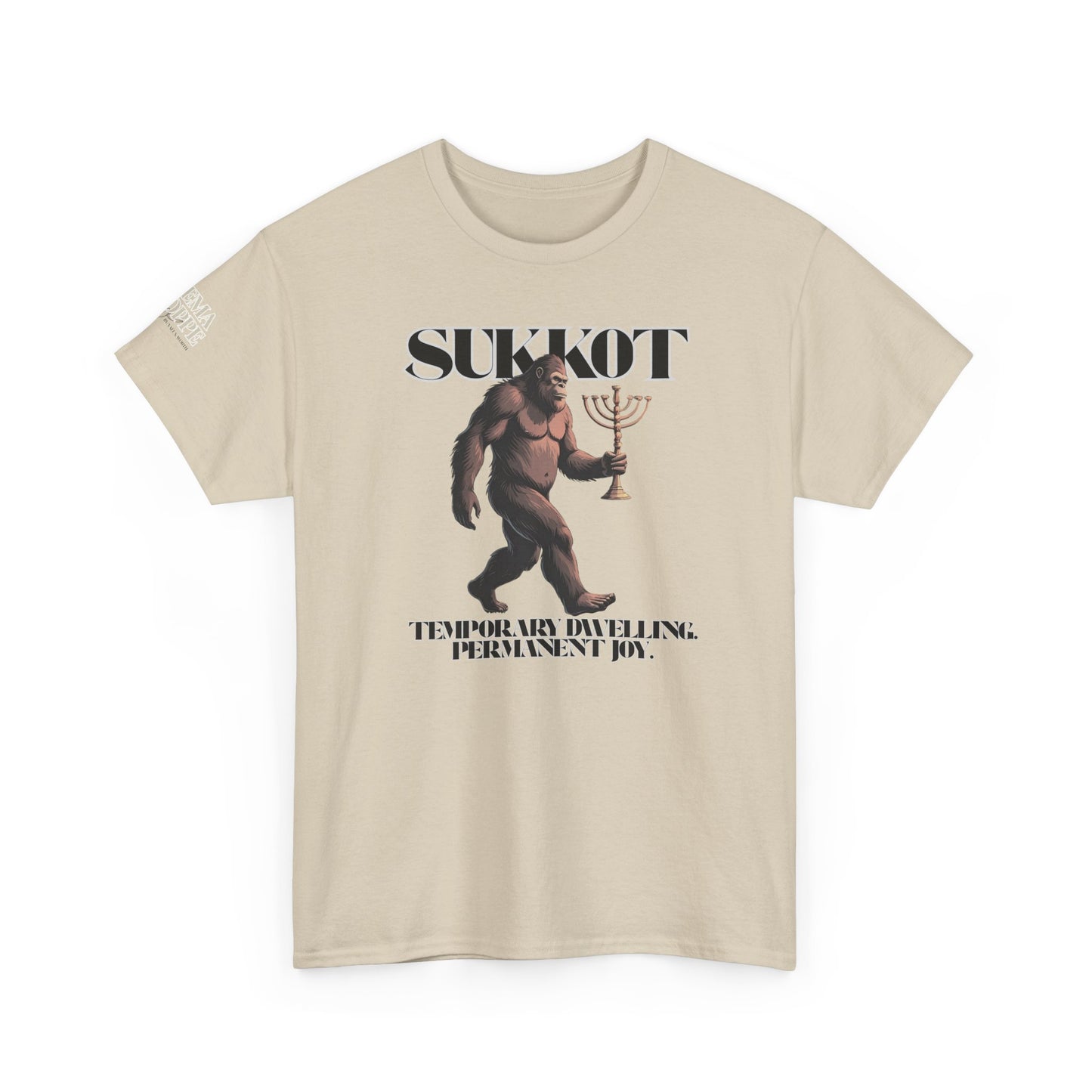 Sukkot Bigfoot Menorah Legendary Joy Shirt