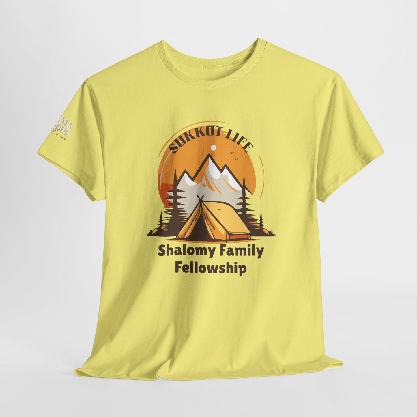 Personalized Sukkot Life Tee - Camping Biblical Feast Fellowship Shirt