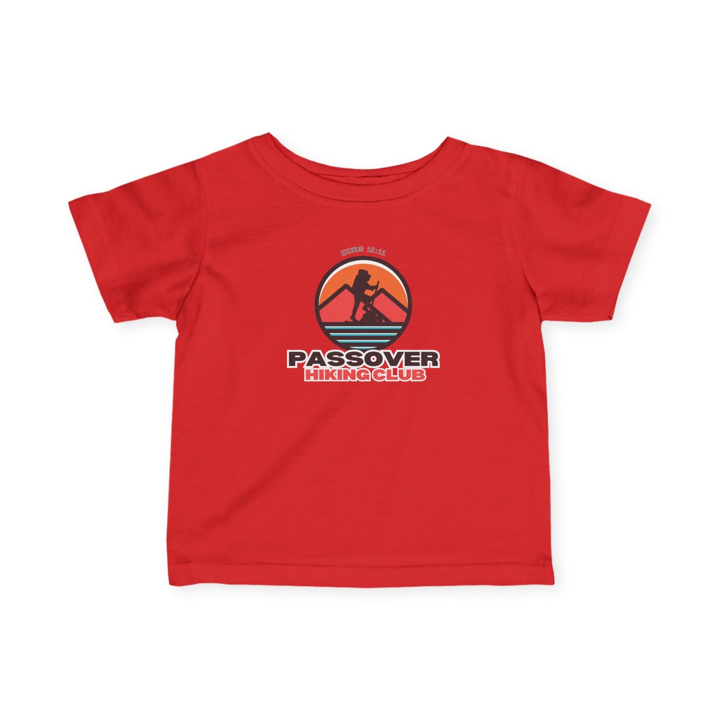 Passover Hiking Club- Infant Fine Jersey Tee Bible Humor