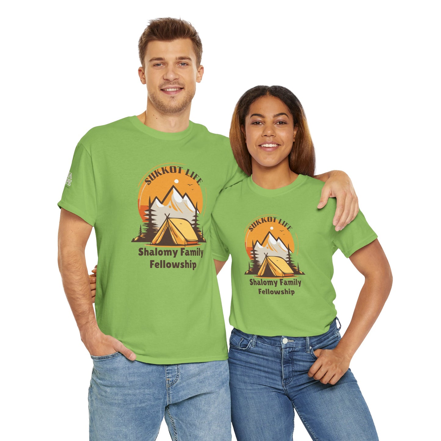 Personalized Sukkot Life Tee - Camping Biblical Feast Fellowship Shirt