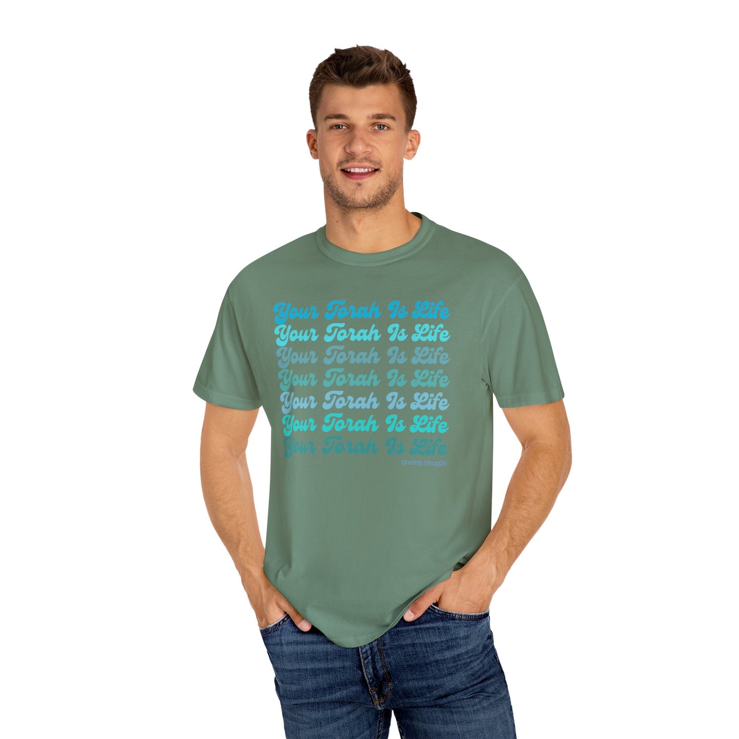 Your Torah Is Life Inspirational T-Shirt - Spiritual Gift, Faith-Based Apparel, Casual Wear, Bible Quote Shirt, Feast and Fellowship Tee