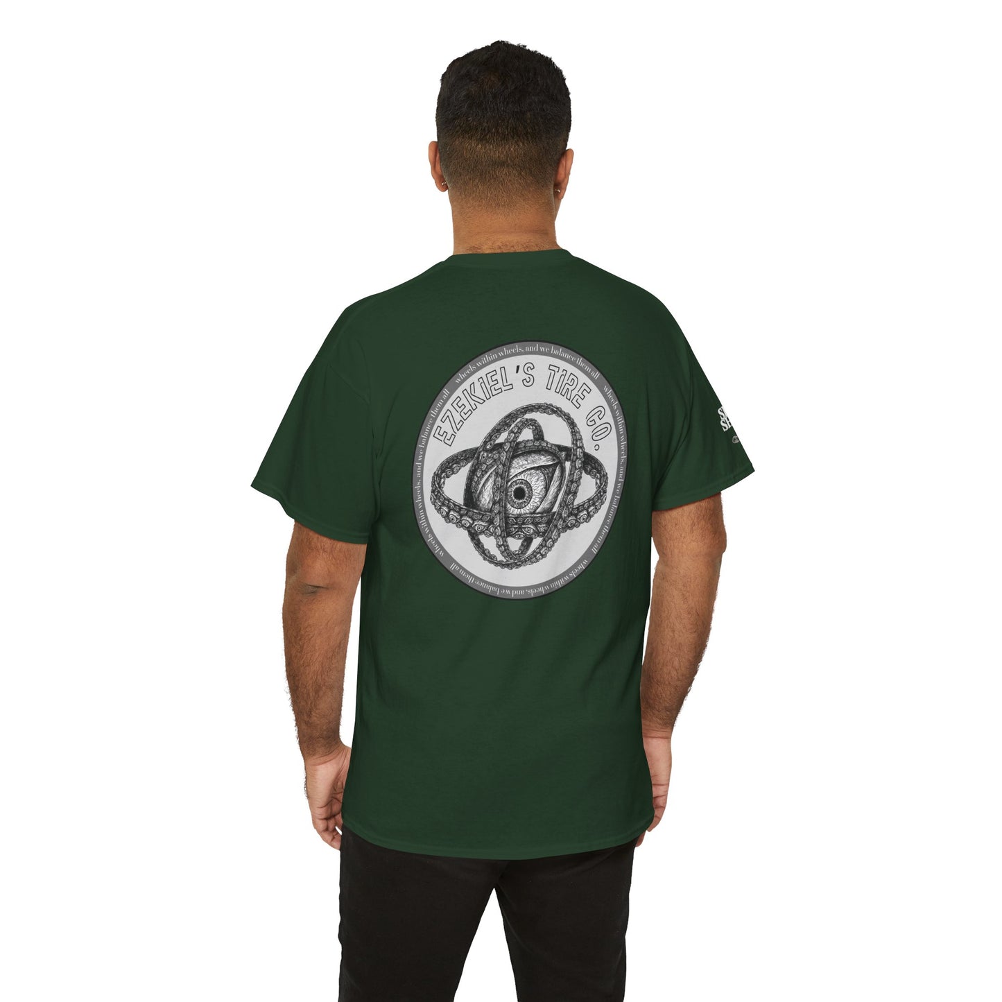Ezekiel's Tire Company Shirt - Funny Biblical Unisex Cotton Tee