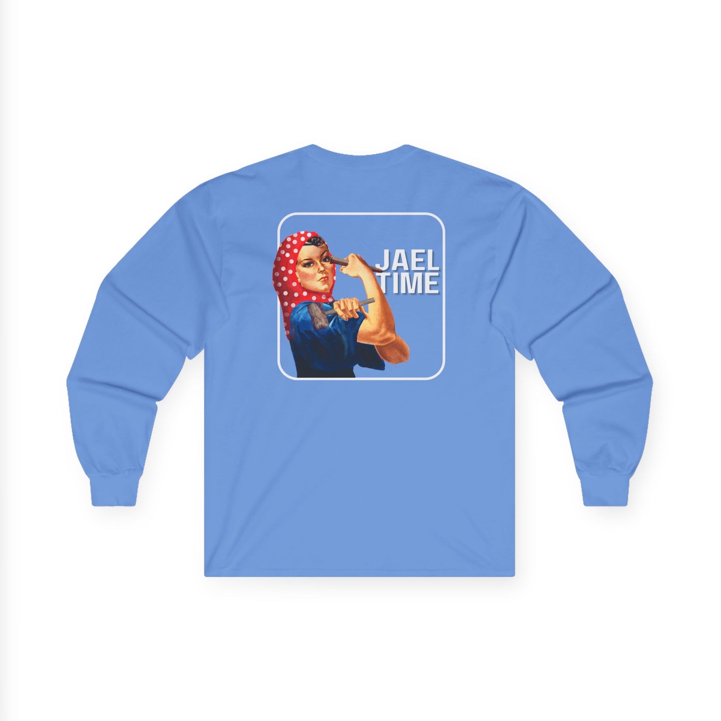 Unisex Long Sleeve Tee - 'Jael Time' Graphic T-Shirt, Casual Wear, Gift for Her, Vintage- Inspired Fashion, Everyday Comfort, Faith Filled Design