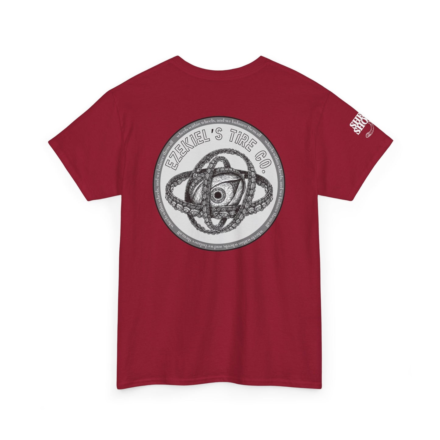 Ezekiel's Tire Company Shirt - Funny Biblical Unisex Cotton Tee