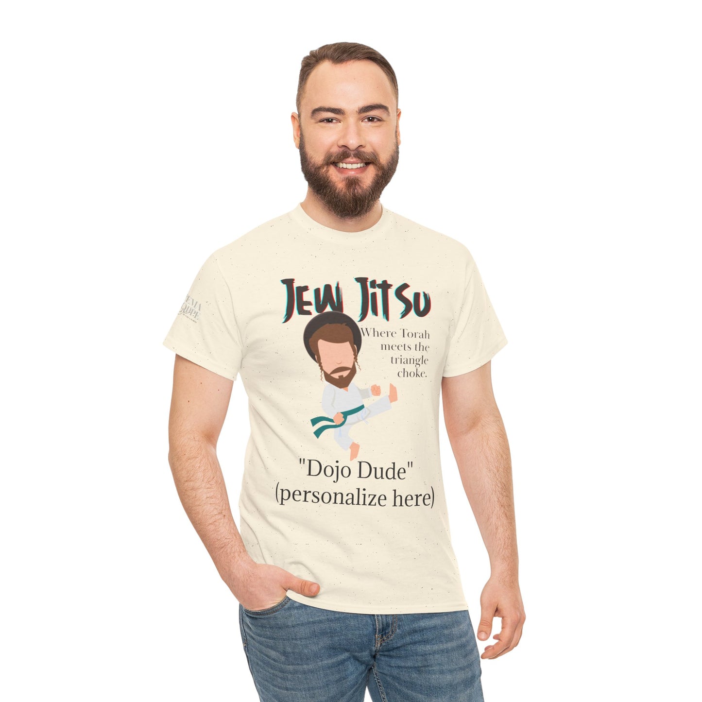 Jew Jitsu Funny Unisex Tee - Cotton Martial Arts Torah Shirt