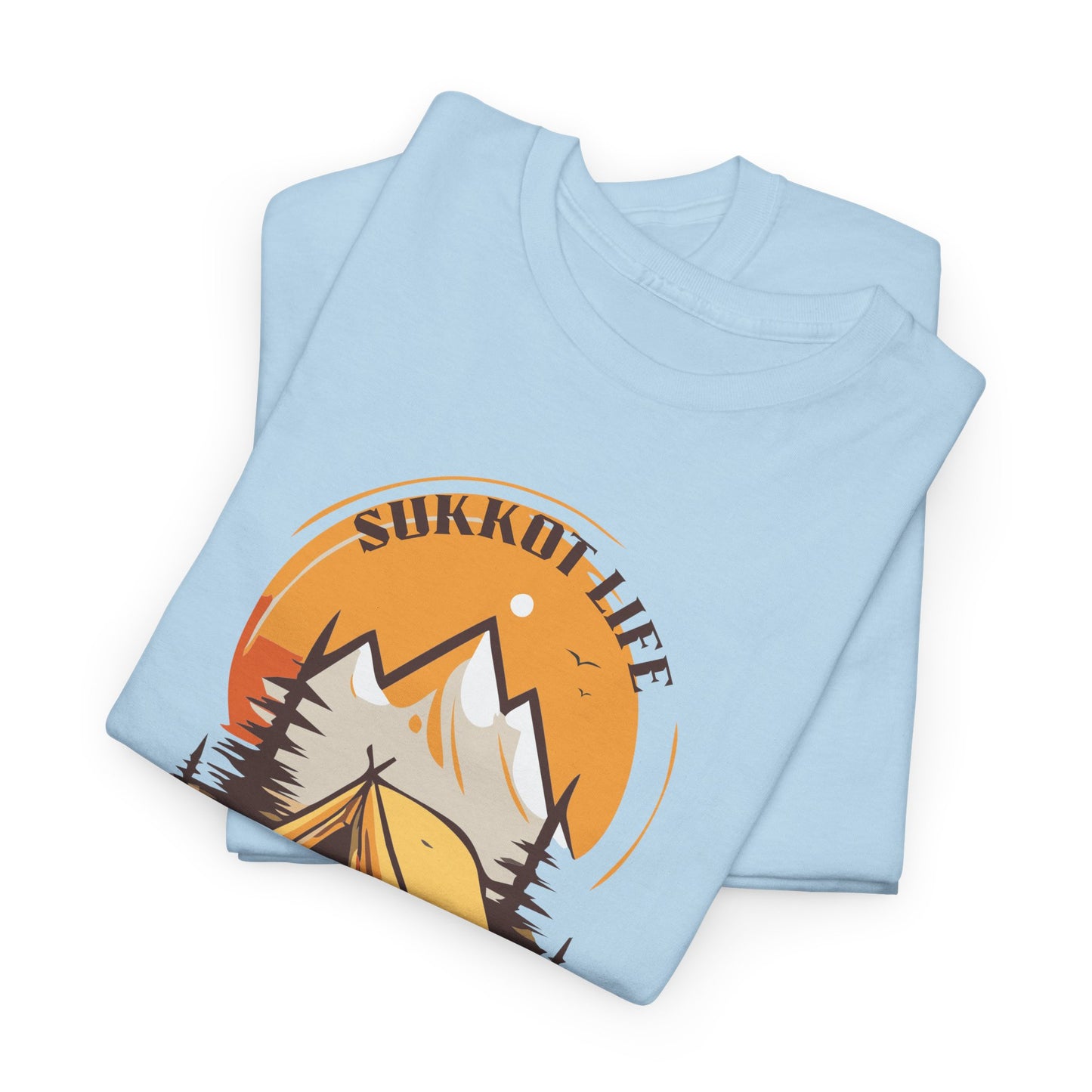 Personalized Sukkot Life Tee - Camping Biblical Feast Fellowship Shirt