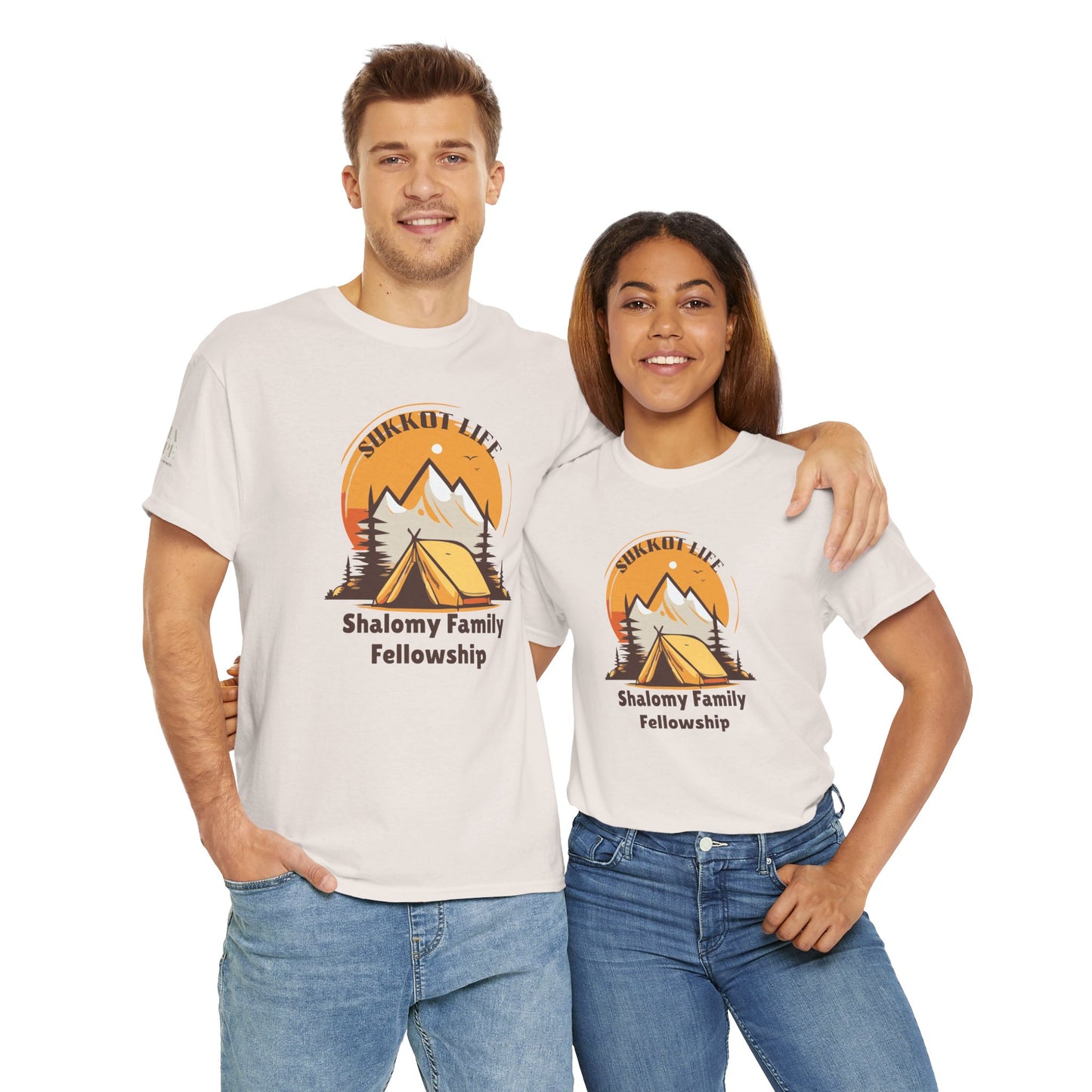 Personalized Sukkot Life Tee - Camping Biblical Feast Fellowship Shirt