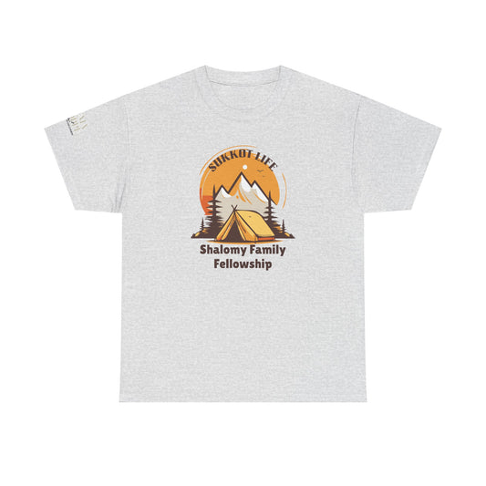 Sukkot Life Tee - Camping Biblical Feast Fellowship Shirt