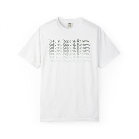 Return Repent Renew Teshuva Shirt Yom Kippur