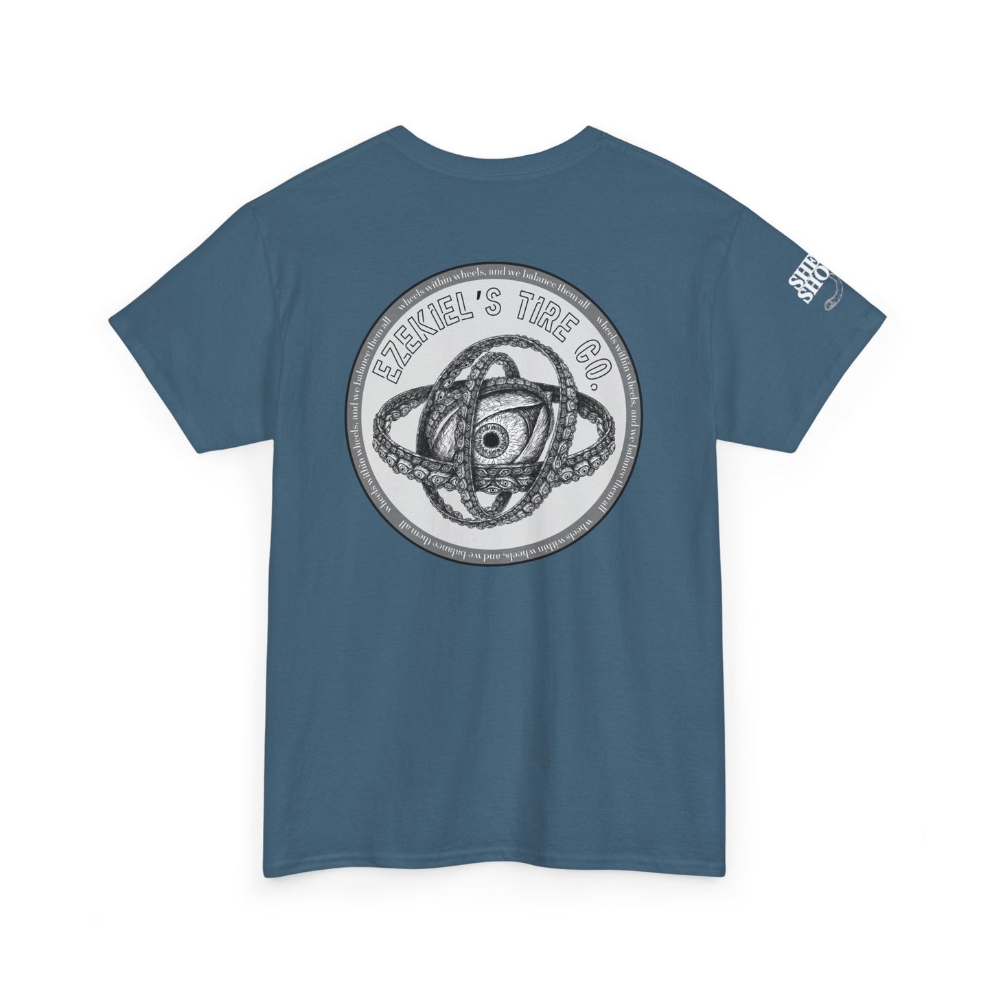 Ezekiel's Tire Company Shirt - Funny Biblical Unisex Cotton Tee