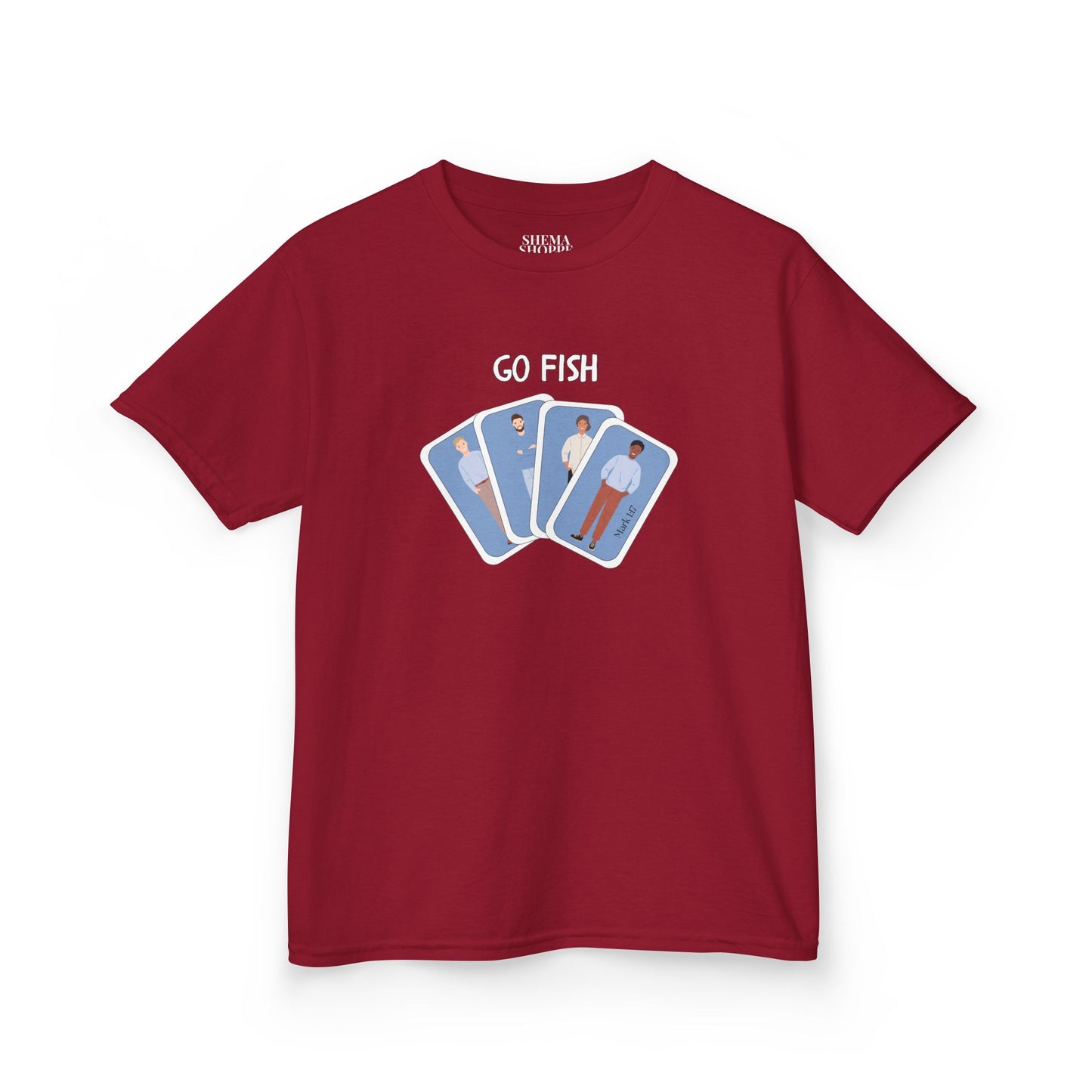 Fishers of Men Go Fish Bible Verse Kid's Cotton T-shirt