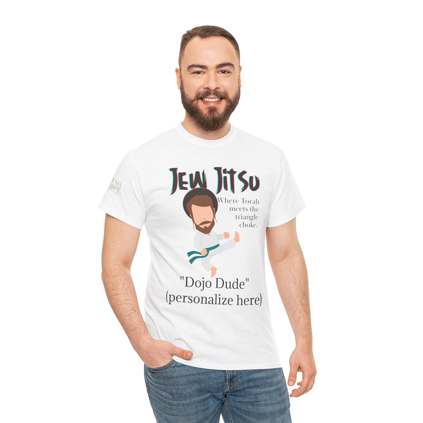 Jew Jitsu Funny Unisex Tee - Cotton Martial Arts Torah Shirt