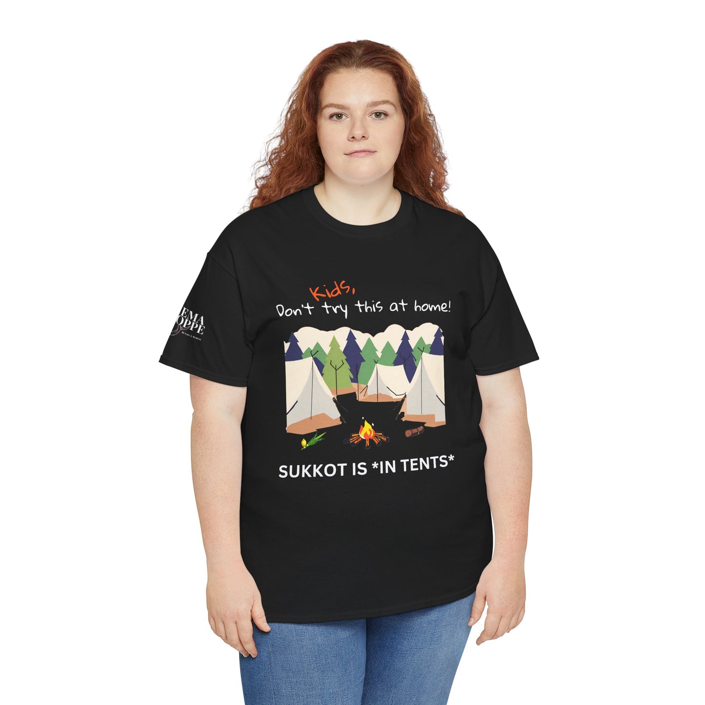 Kids, Don't Try This At Home Sukkot Shirt, dark colors