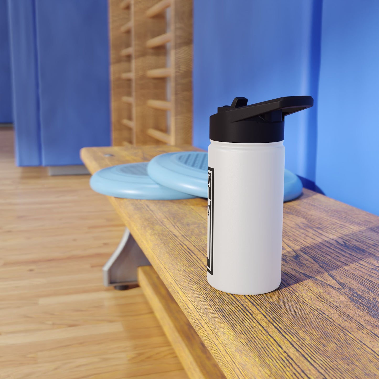 Slay All Day Motivational Stainless Steel Water Bottle - "Slay All Day!" - Fitness, Gym, Outdoor, Hydration, Travel, Bible David and Goliath
