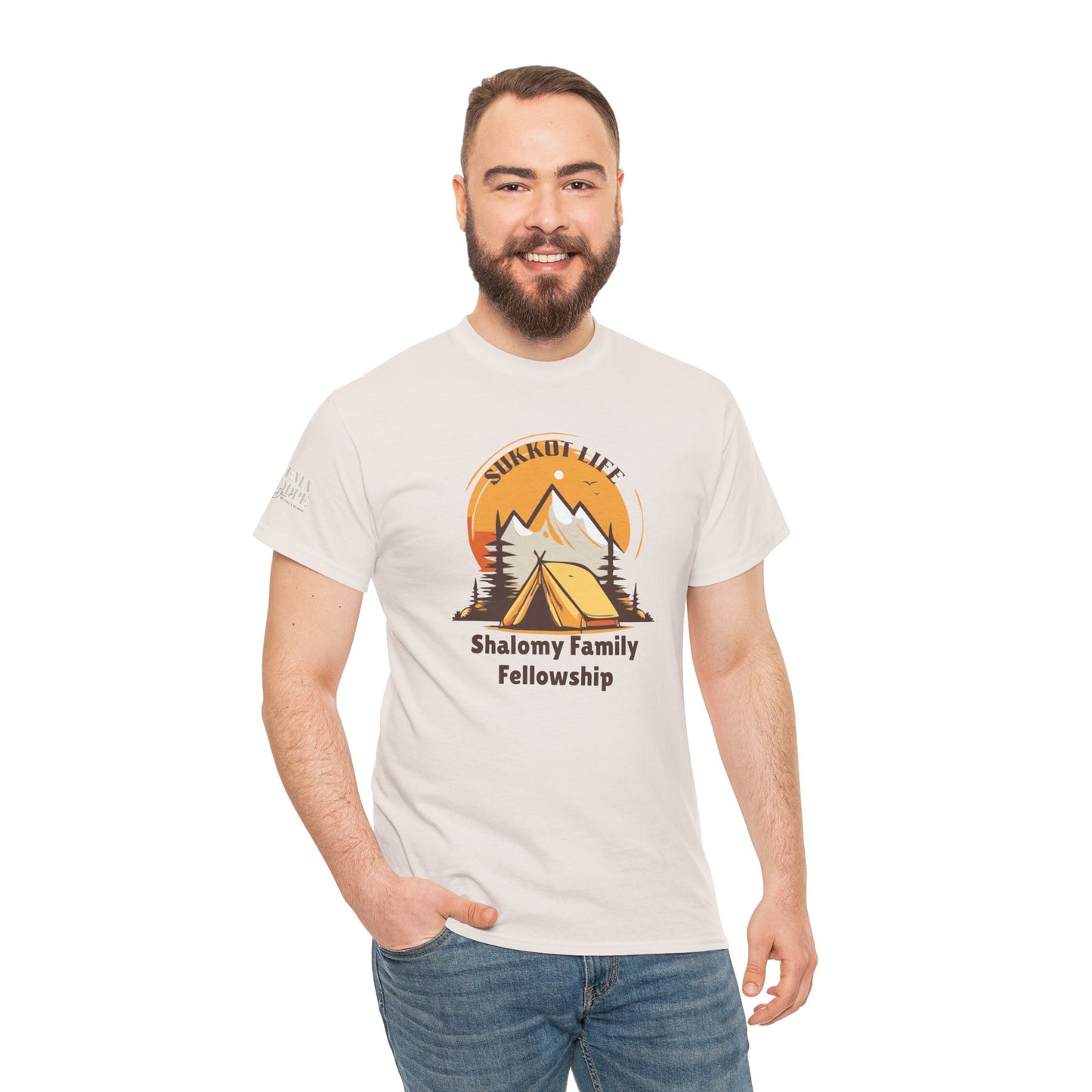 Personalized Sukkot Life Tee - Camping Biblical Feast Fellowship Shirt