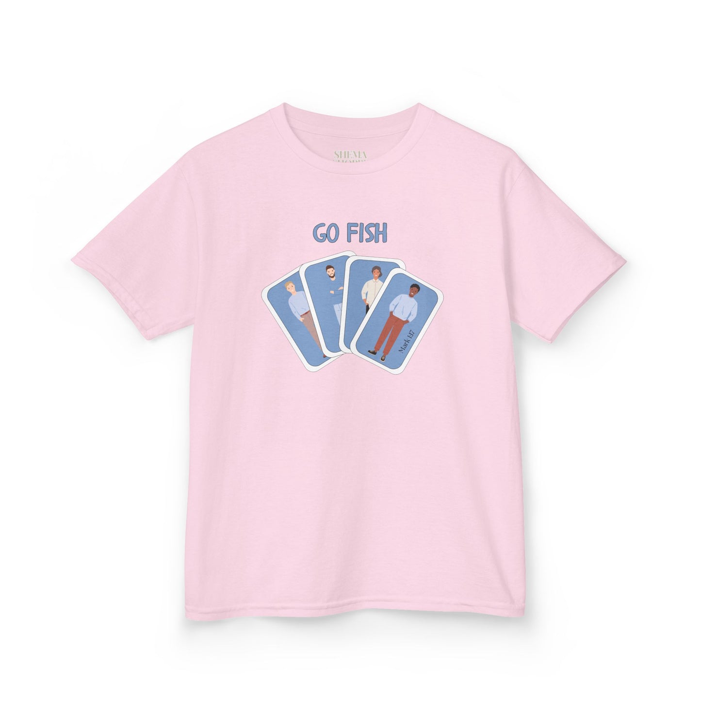 Fishers of Men Go Fish Bible Verse Kid's Cotton T-shirt