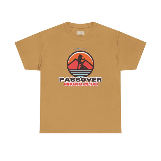 Passover Hiking Club Unisex Tee - Exodus 12:11 T-Shirt Cotton