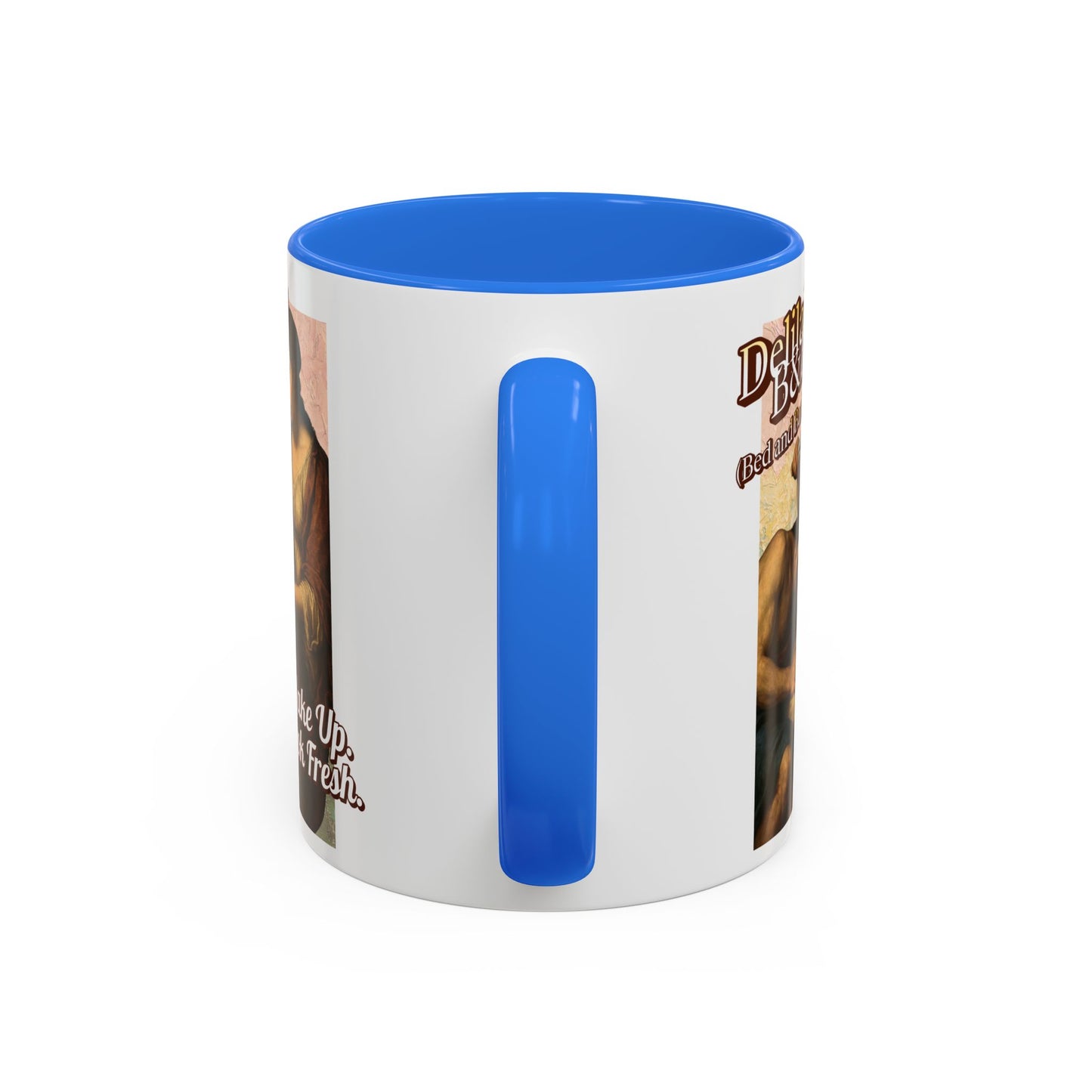Funny Vintage Sampson Delilah's B&B Coffee Mug Bible Humor