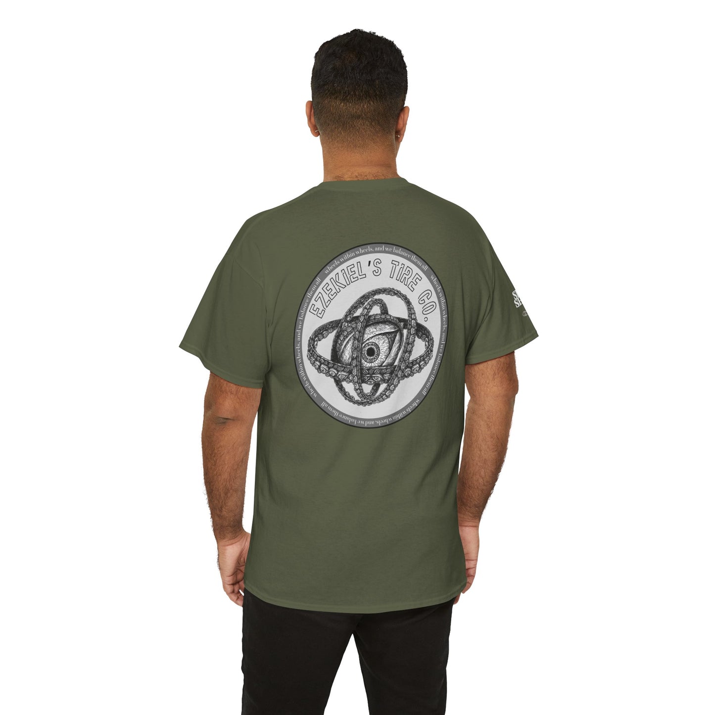 Ezekiel's Tire Company Shirt - Funny Biblical Unisex Cotton Tee