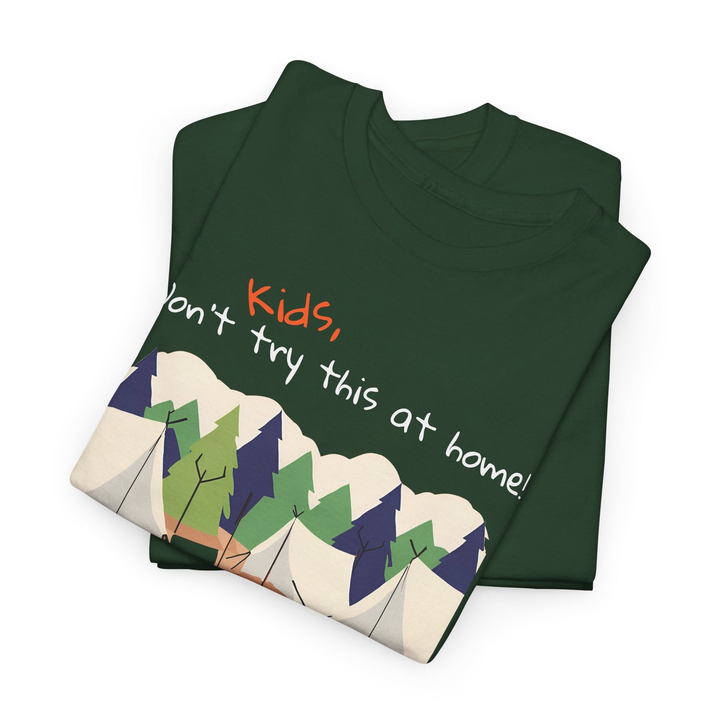 Personalized Kids, Don't Try This At Home Sukkot Shirt, dark colors