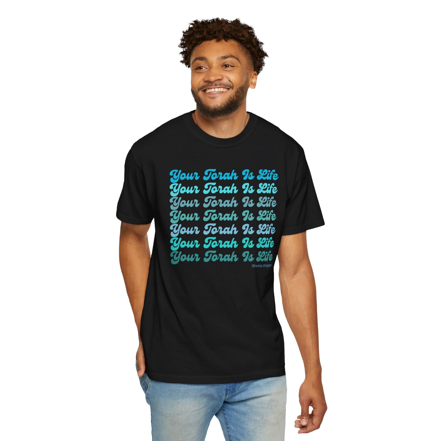 Your Torah Is Life Inspirational T-Shirt - Spiritual Gift, Faith-Based Apparel, Casual Wear, Bible Quote Shirt, Feast and Fellowship Tee