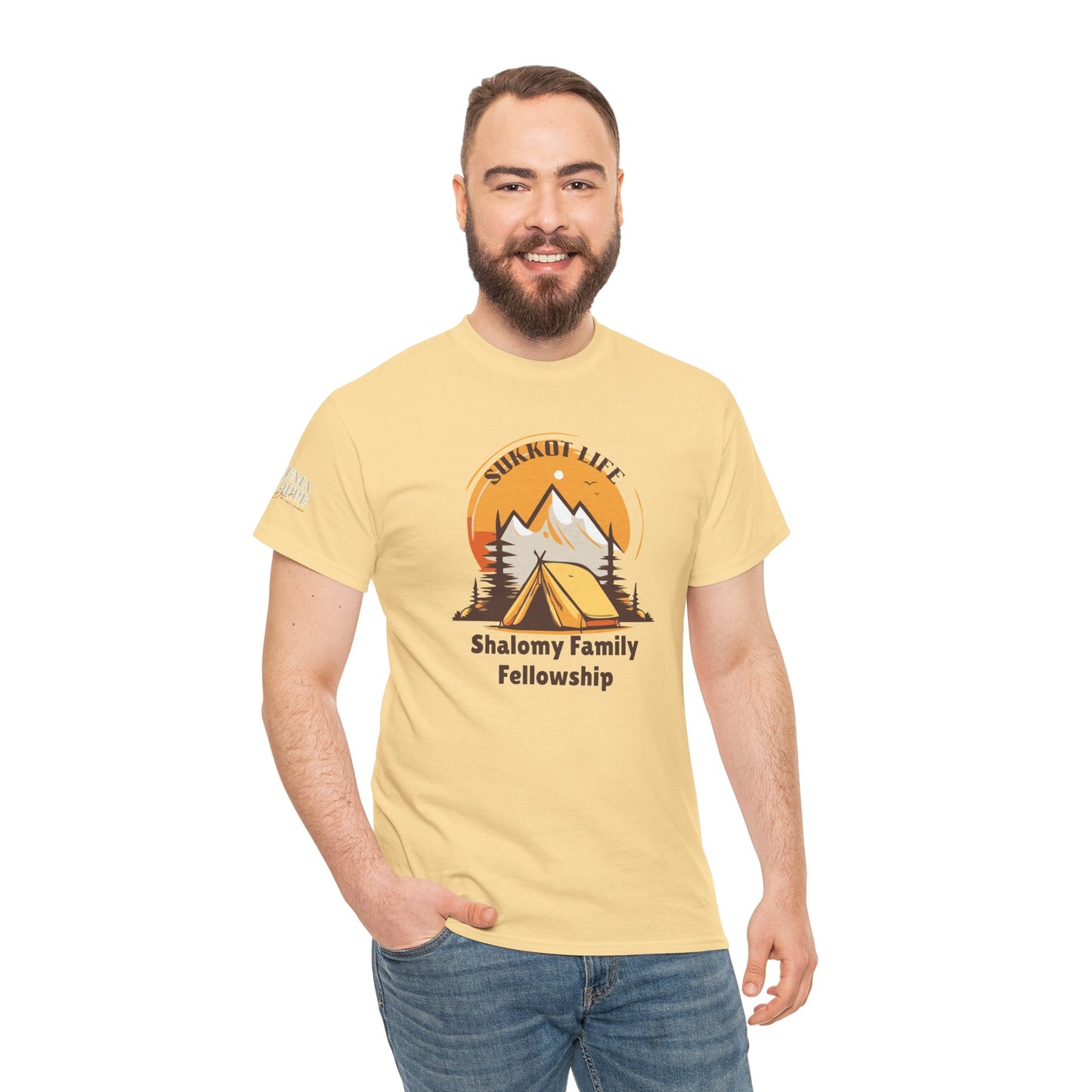 Personalized Sukkot Life Tee - Camping Biblical Feast Fellowship Shirt