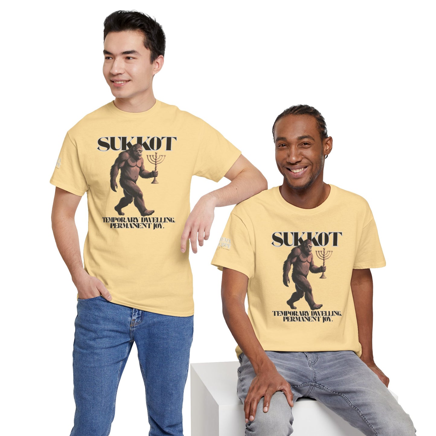 Sukkot Bigfoot Menorah Legendary Joy Shirt
