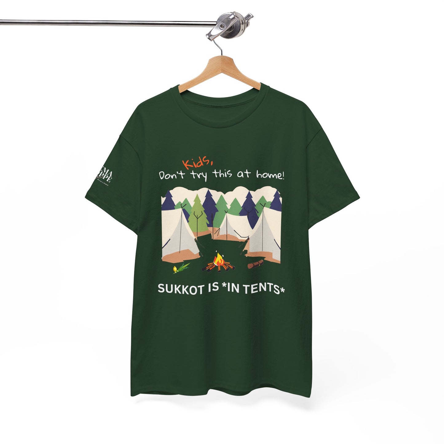 Kids, Don't Try This At Home Sukkot Shirt, dark colors