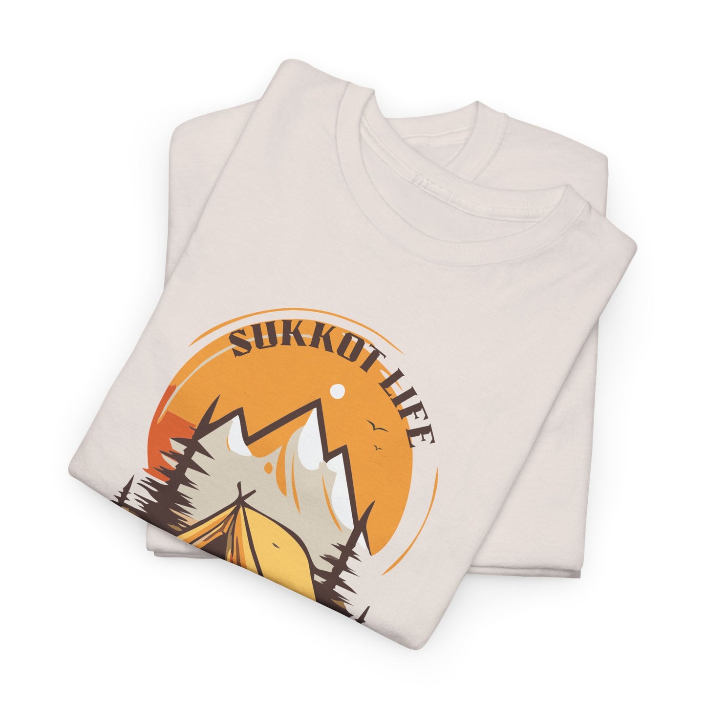 Personalized Sukkot Life Tee - Camping Biblical Feast Fellowship Shirt