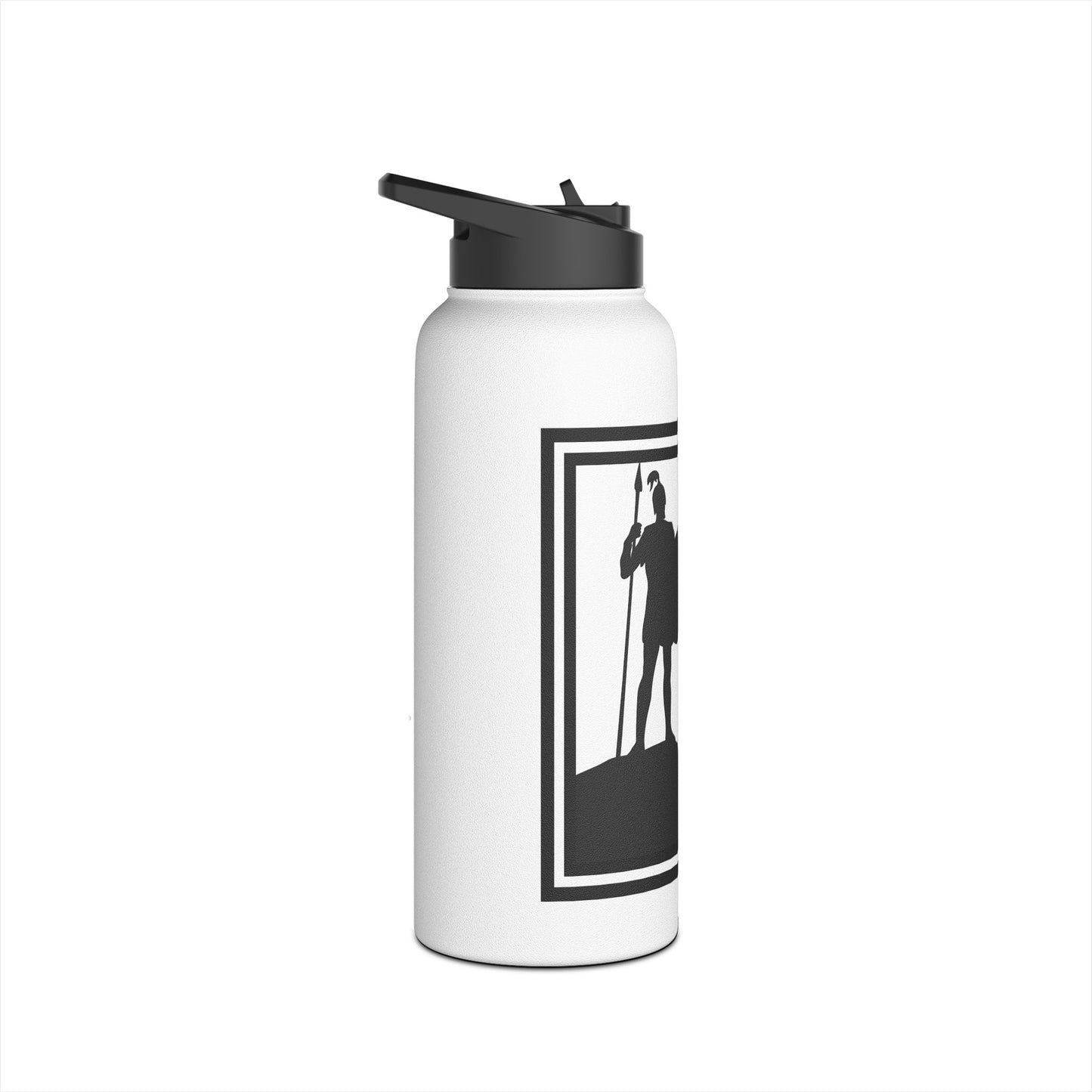 Slay All Day Motivational Stainless Steel Water Bottle - "Slay All Day!" - Fitness, Gym, Outdoor, Hydration, Travel, Bible David and Goliath