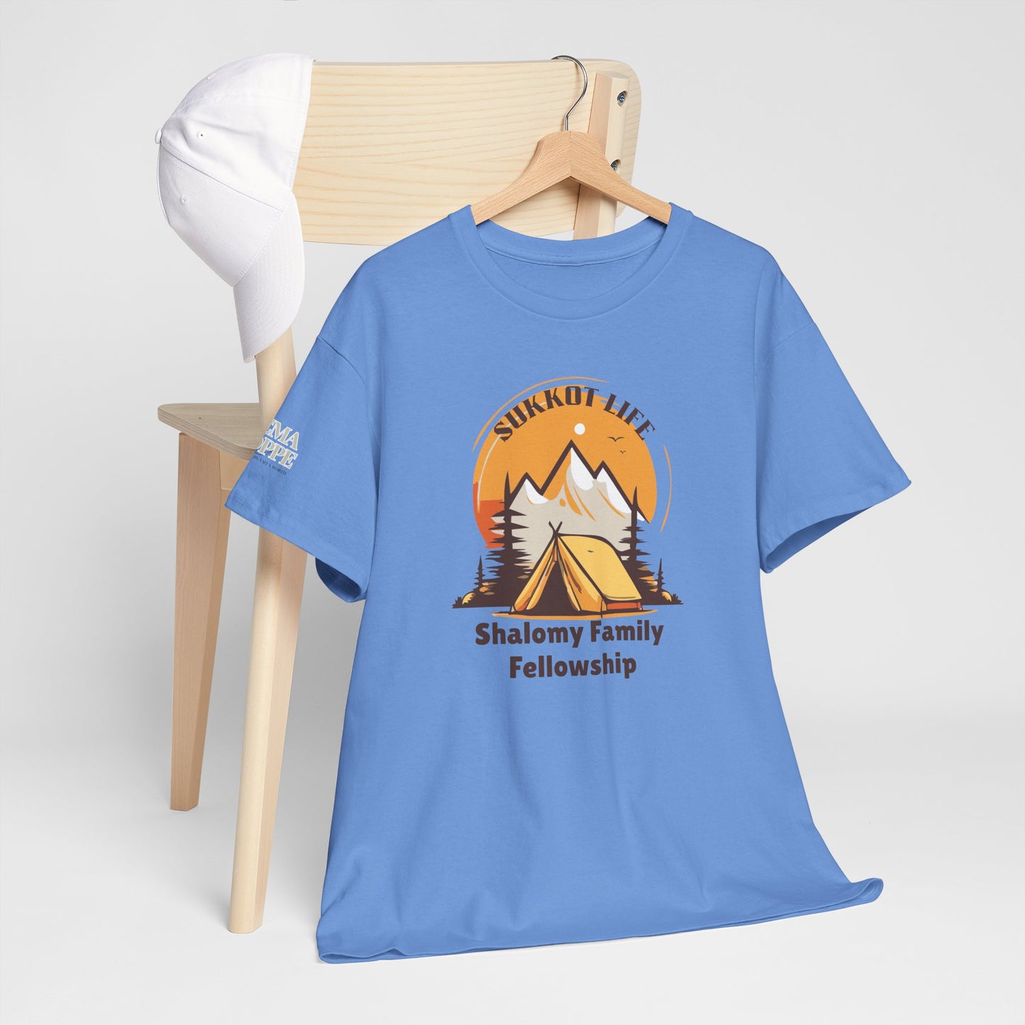 Personalized Sukkot Life Tee - Camping Biblical Feast Fellowship Shirt