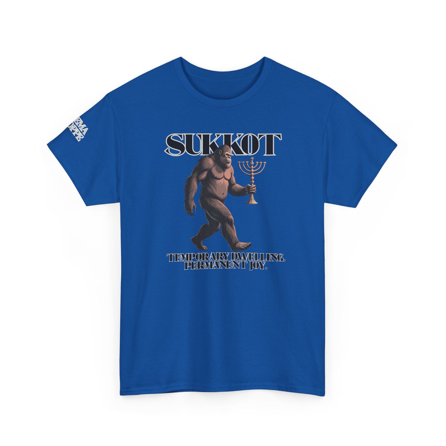 Sukkot Bigfoot Menorah Legendary Joy Shirt