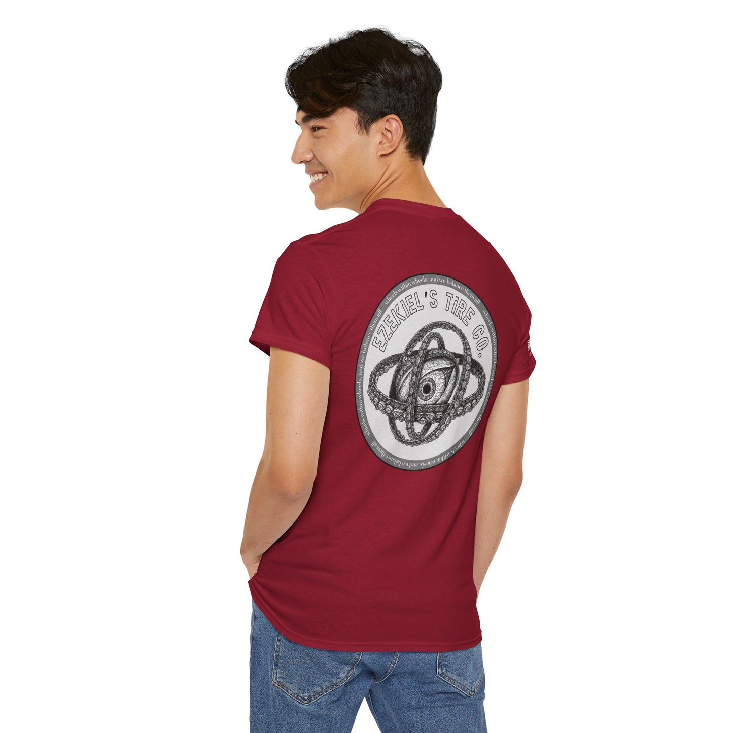 Ezekiel's Tire Company Shirt - Funny Biblical Unisex Cotton Tee