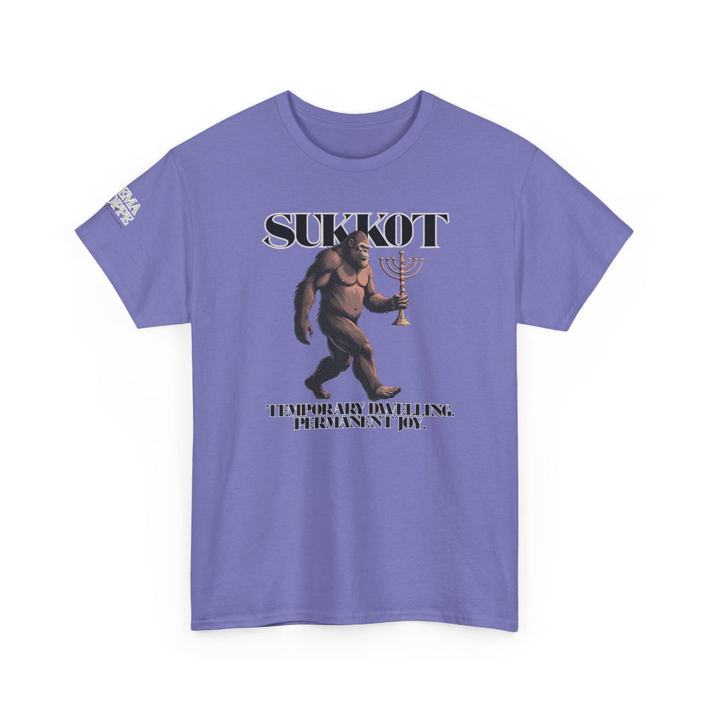 Sukkot Bigfoot Menorah Legendary Joy Shirt