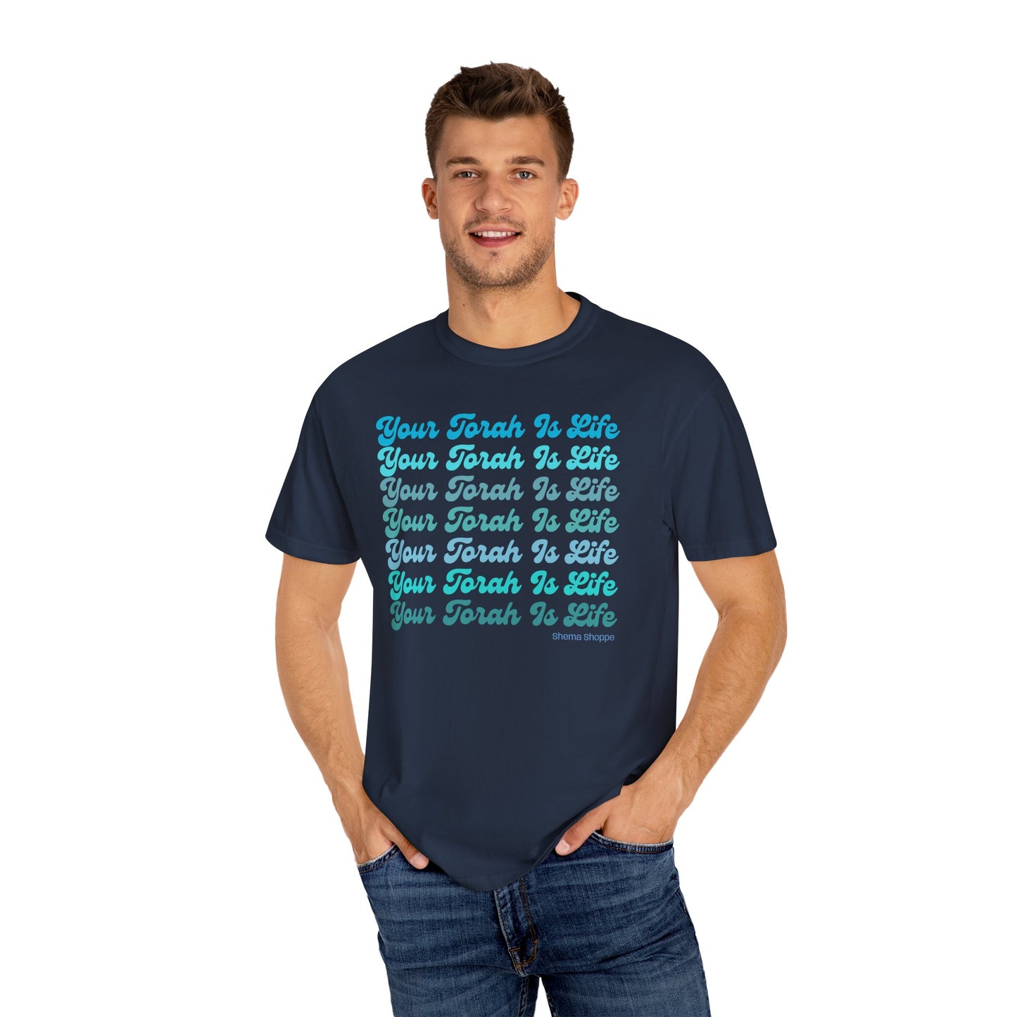 Your Torah Is Life Inspirational T-Shirt - Spiritual Gift, Faith-Based Apparel, Casual Wear, Bible Quote Shirt, Feast and Fellowship Tee