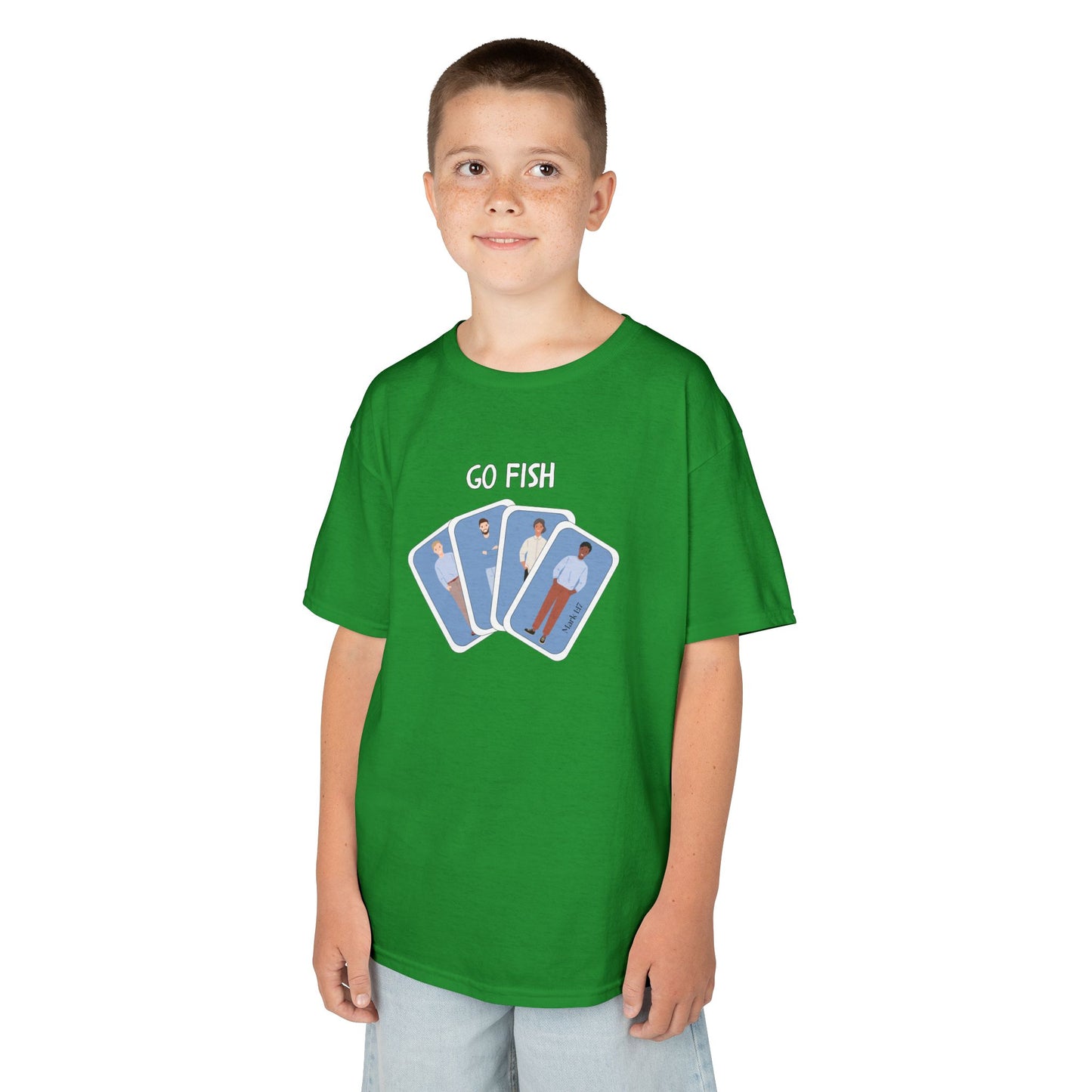 Fishers of Men Go Fish Bible Verse Kid's Cotton T-shirt