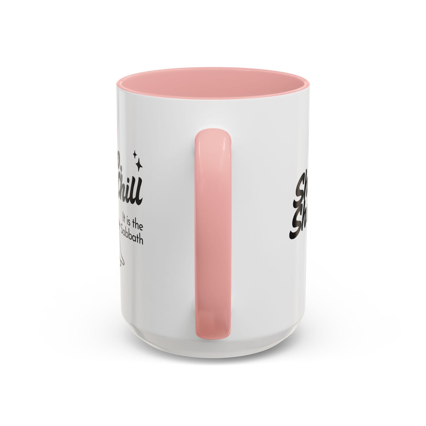 Bro, Chill Shabbat Themed Accent Coffee Mug, Relaxation Gift, Coffee Lover Gift, Cute Mug for Friends, Fun Coffee Cup