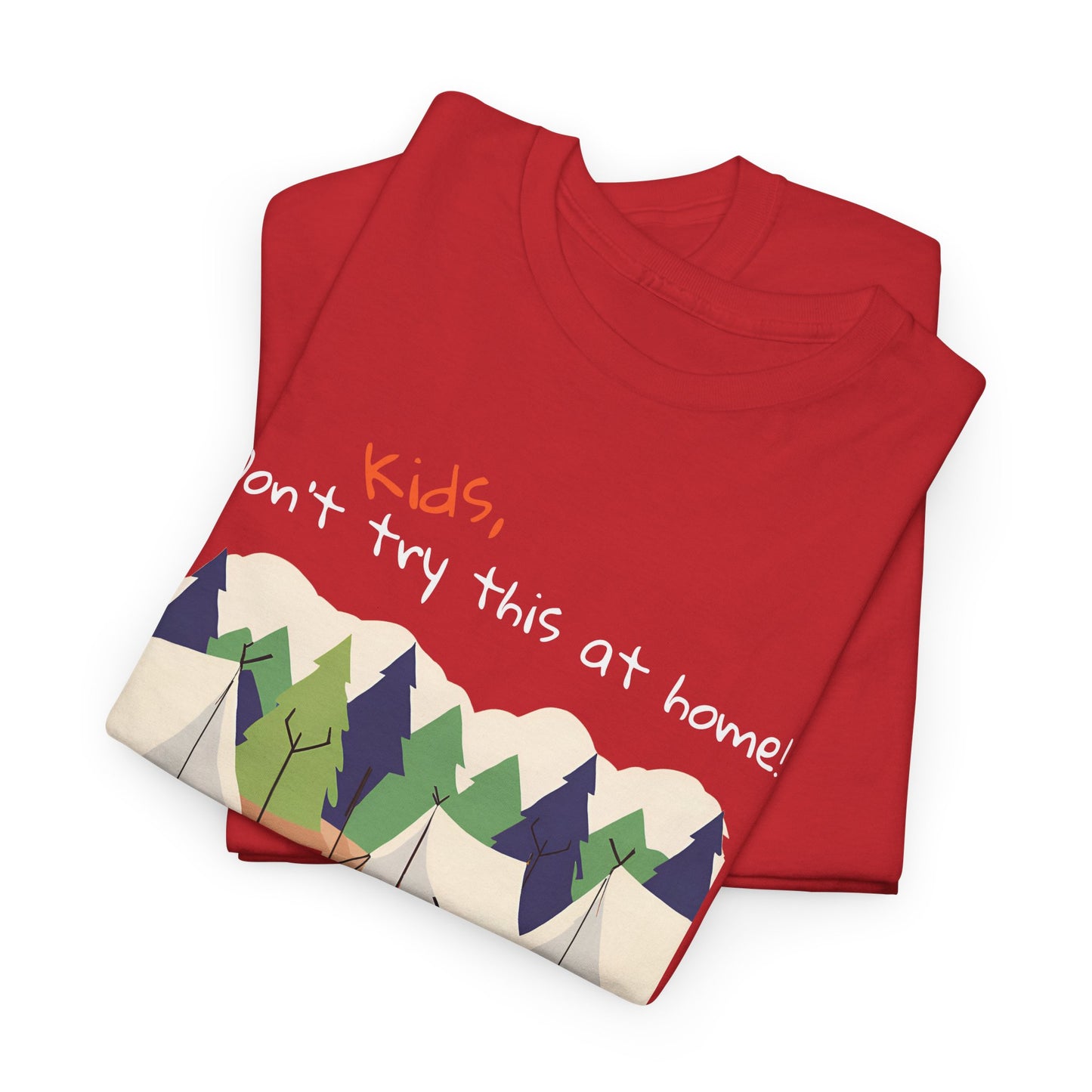 Kids, Don't Try This At Home Sukkot Shirt, dark colors