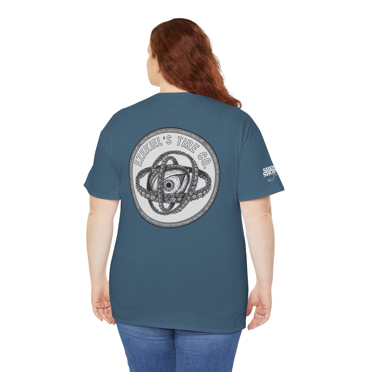 Ezekiel's Tire Company Shirt - Funny Biblical Unisex Cotton Tee