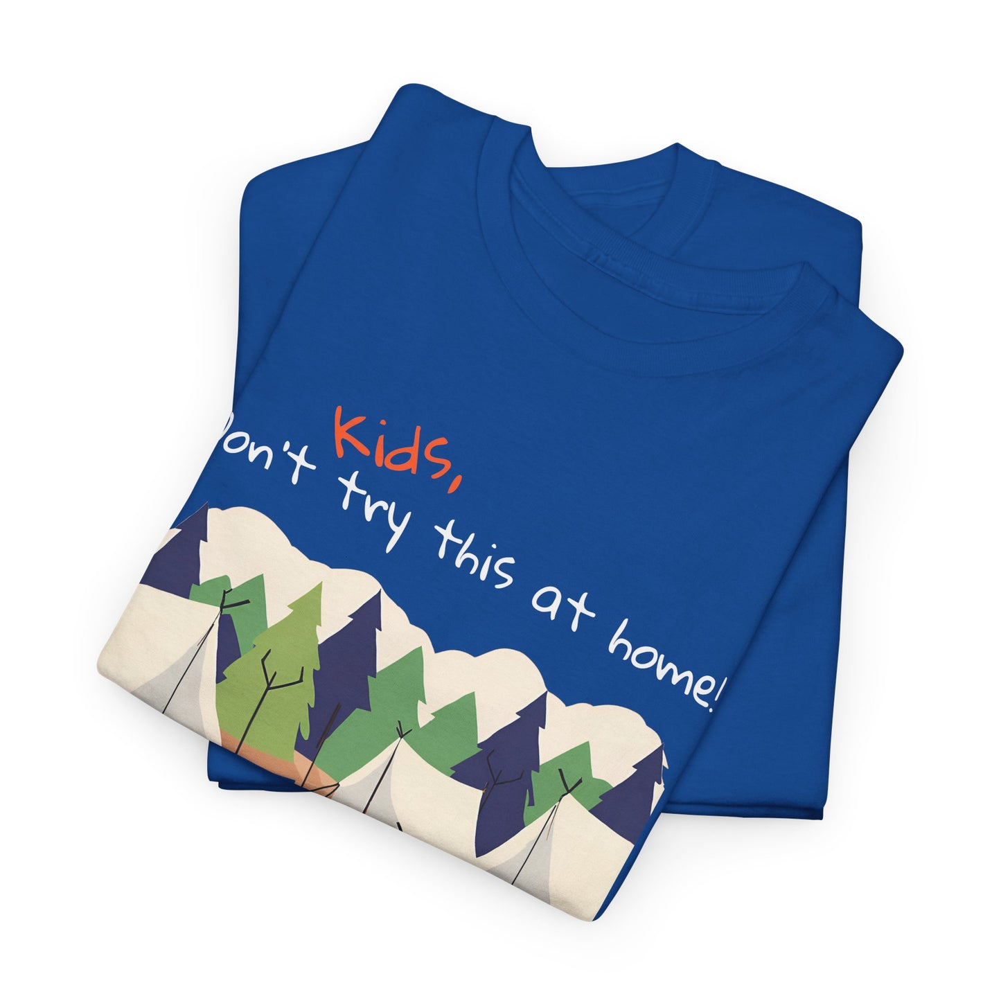 Kids, Don't Try This At Home Sukkot Shirt, dark colors