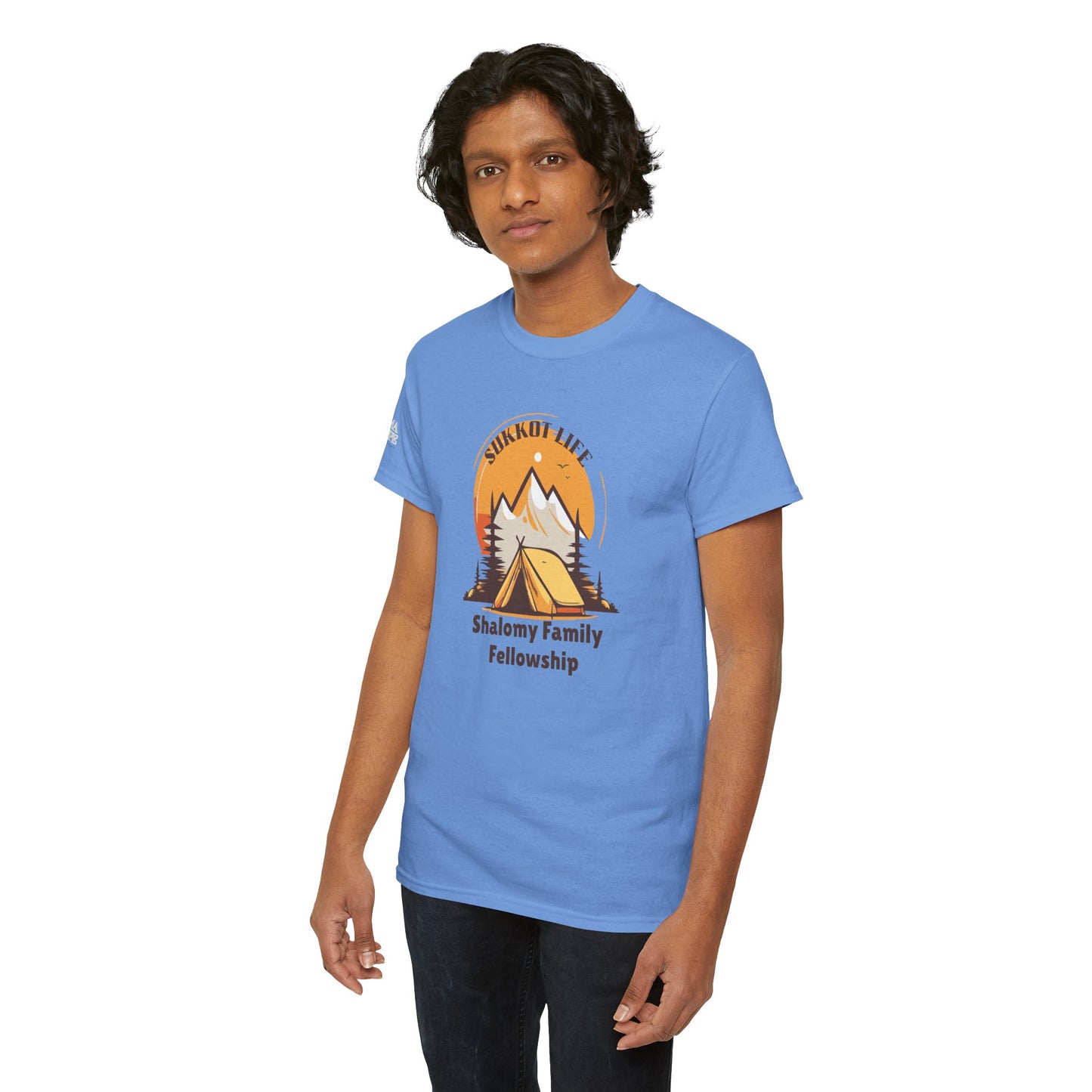 Personalized Sukkot Life Tee - Camping Biblical Feast Fellowship Shirt