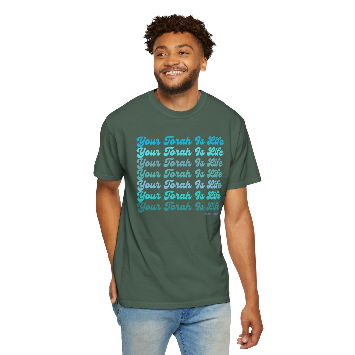 Your Torah Is Life Inspirational T-Shirt - Spiritual Gift, Faith-Based Apparel, Casual Wear, Bible Quote Shirt, Feast and Fellowship Tee