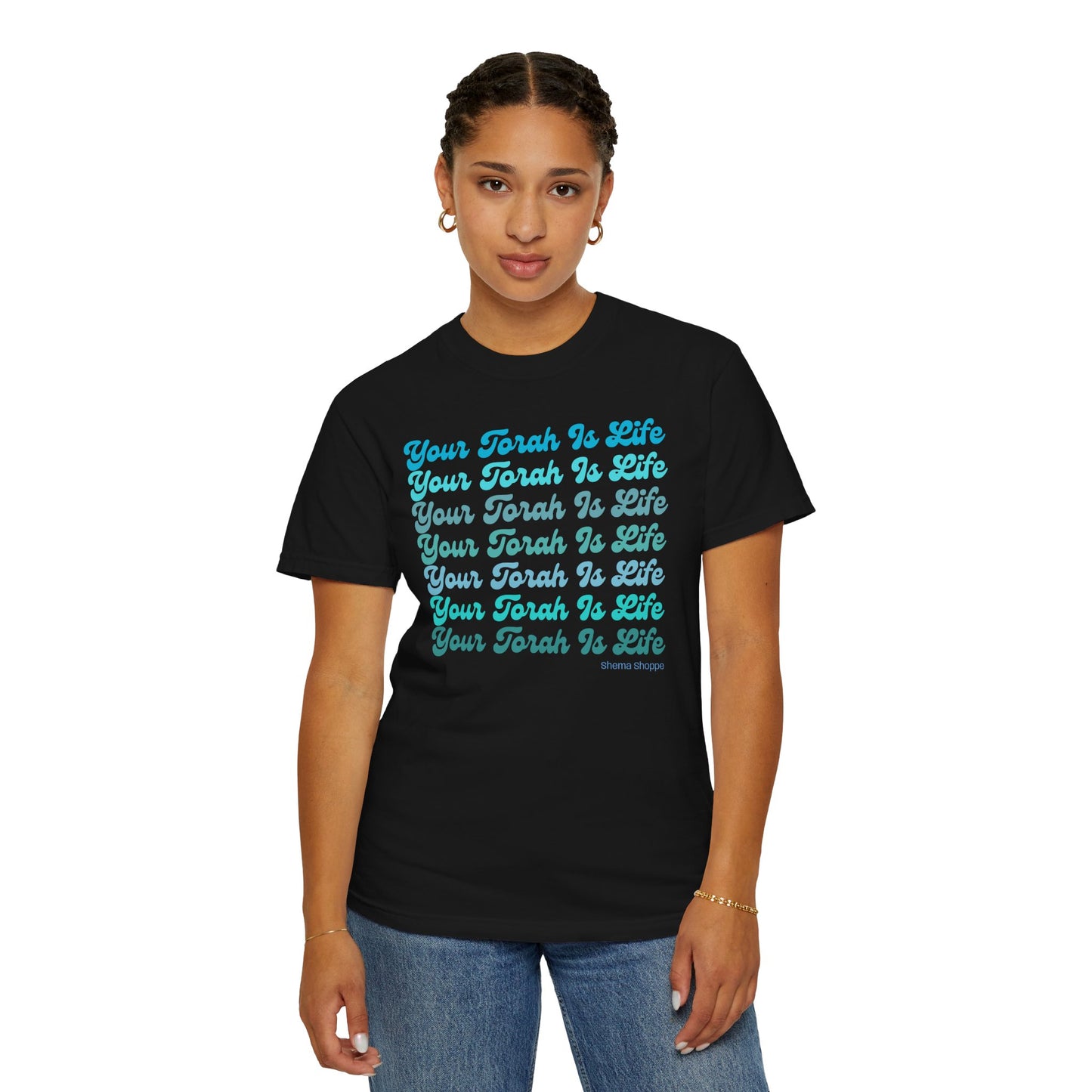 Your Torah Is Life Inspirational T-Shirt - Spiritual Gift, Faith-Based Apparel, Casual Wear, Bible Quote Shirt, Feast and Fellowship Tee