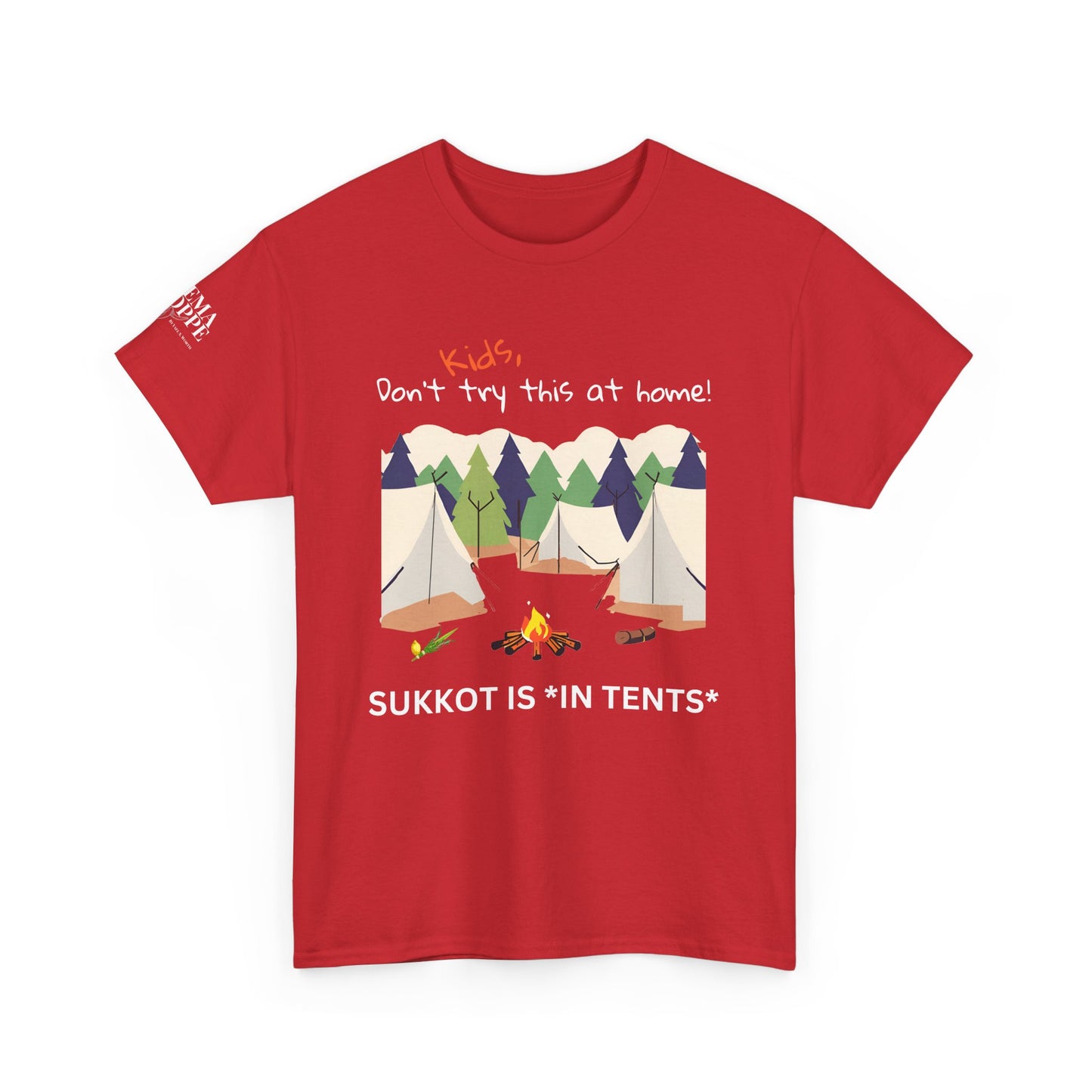Kids, Don't Try This At Home Sukkot Shirt, dark colors