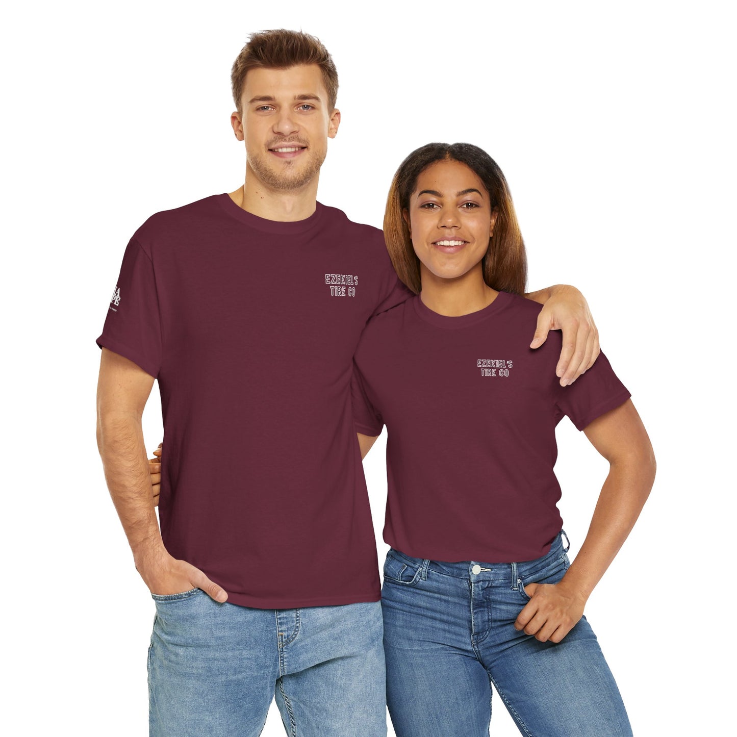 Ezekiel's Tire Company Shirt - Funny Biblical Unisex Cotton Tee