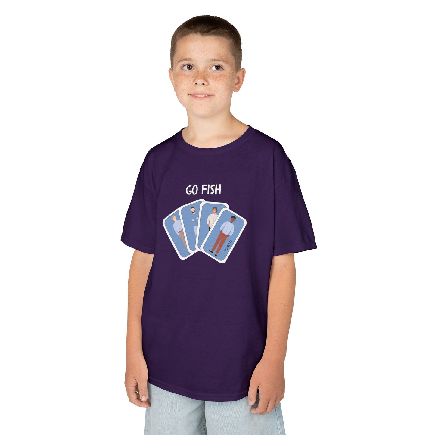Fishers of Men Go Fish Bible Verse Kid's Cotton T-shirt